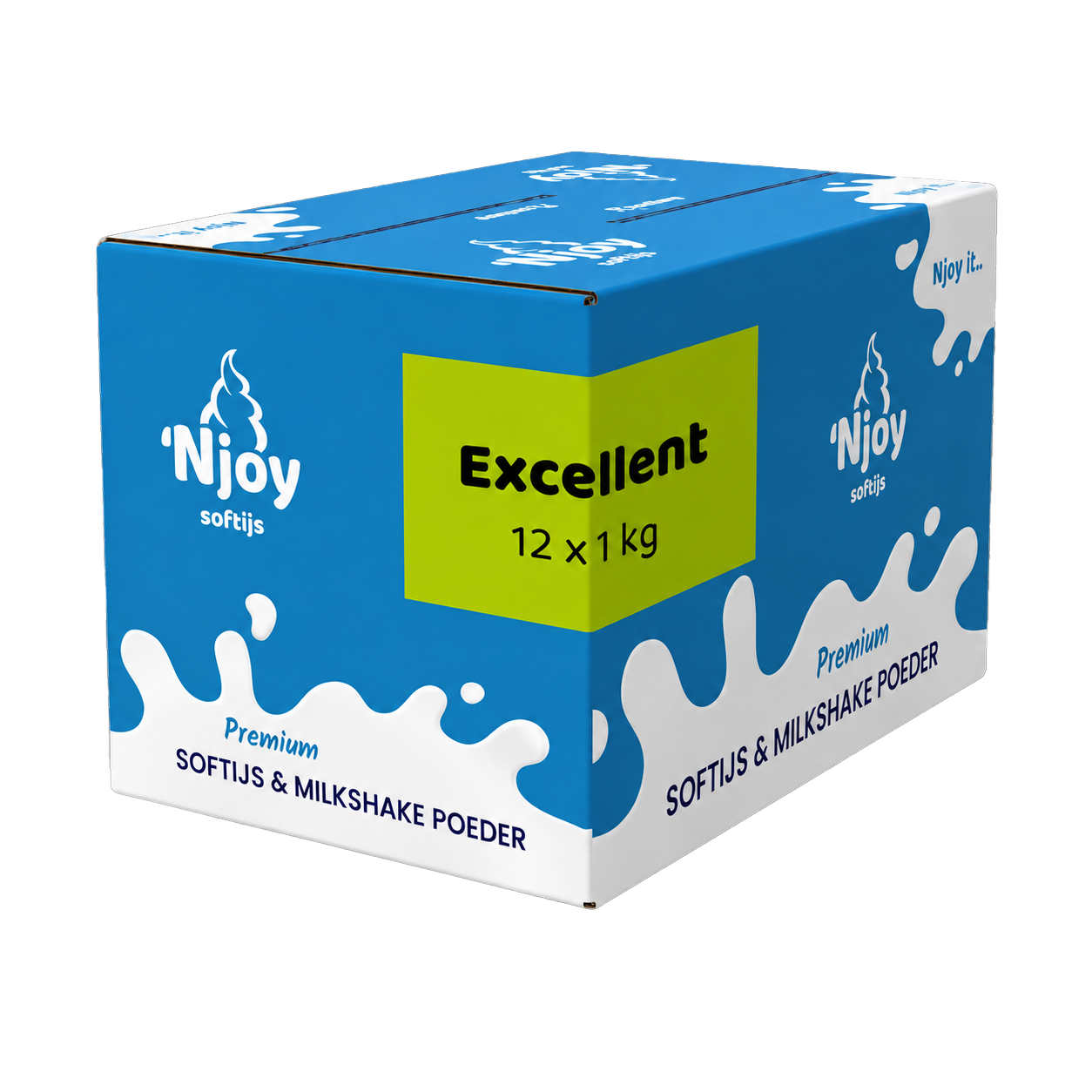 Njoy ausgezeichnete Schlagsahne-Geschmacksmischung (12x 1kg)