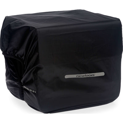 Neu Looxs Rain Cover Double - schwarz wasserdicht Polyester Fahrradtasche - Reflexion - 40x97 cm