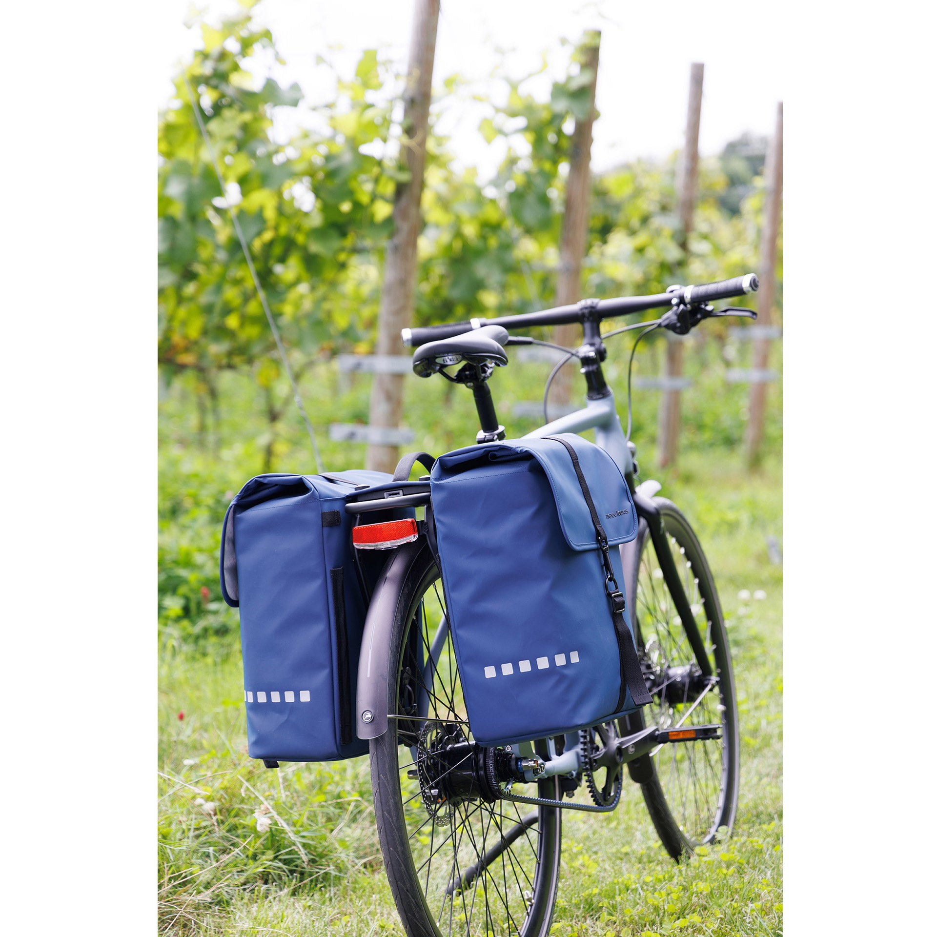 Newlooxs New Looxs Fahrradtasche Double Odense Dunkelblau Mik 2.0 39l