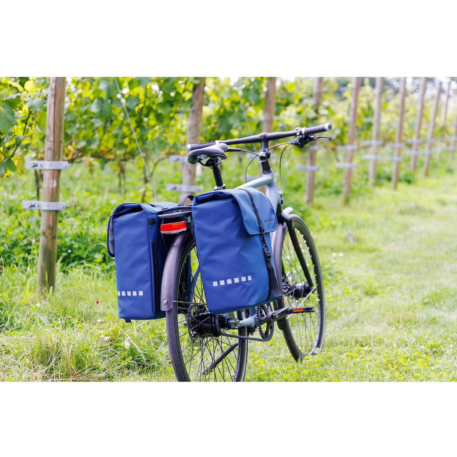 Newlooxs New Looxs Fahrradtasche Double Odense Dunkelblau Mik 2.0 39l