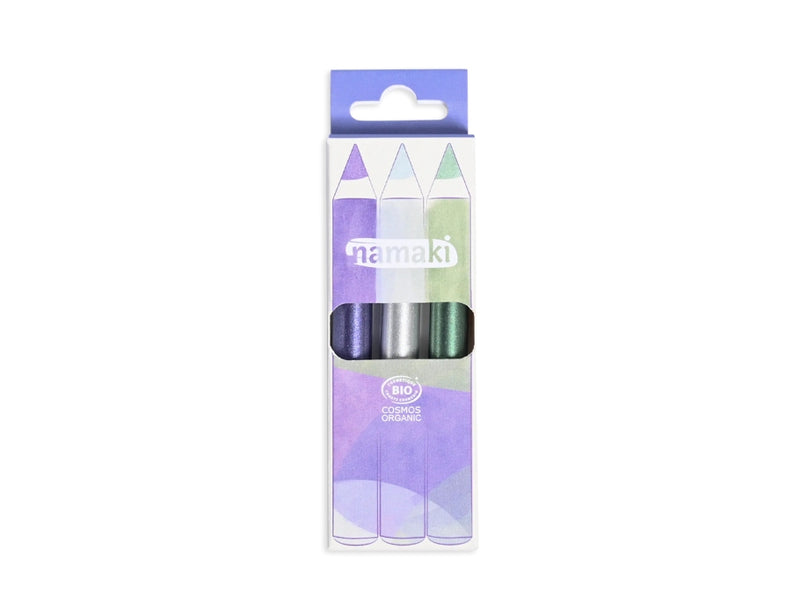 Namaki Glitter Make -up Stifte - Mondschein - 3 PCs.
