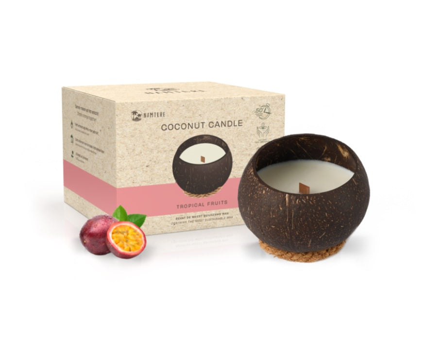 Namture Kokoskerze – tropische Früchte – 180 g