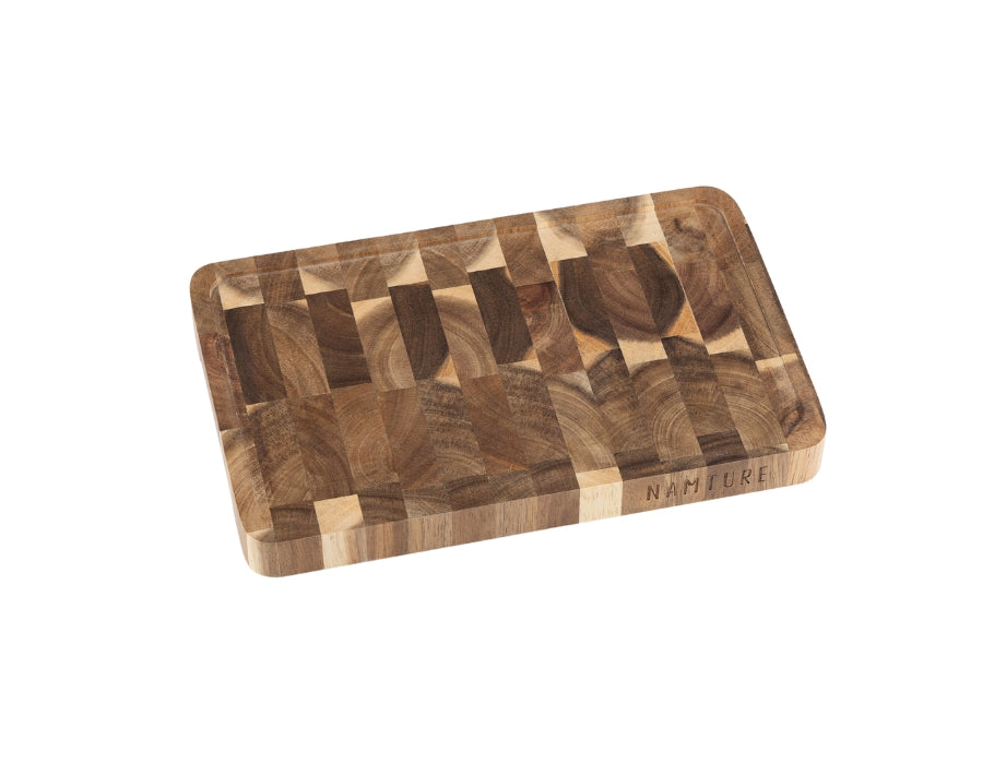 Namture Schneidebrett Akazienholz – m – 28 x 18 x 2,5 cm