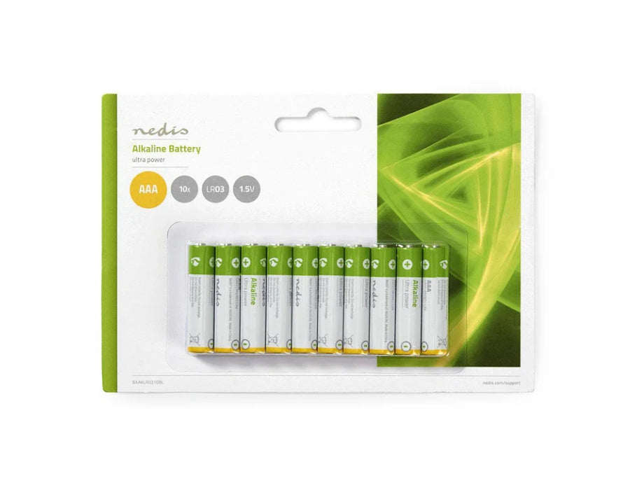 Nedis AAA Batterie - Alkaline - 10 Teile