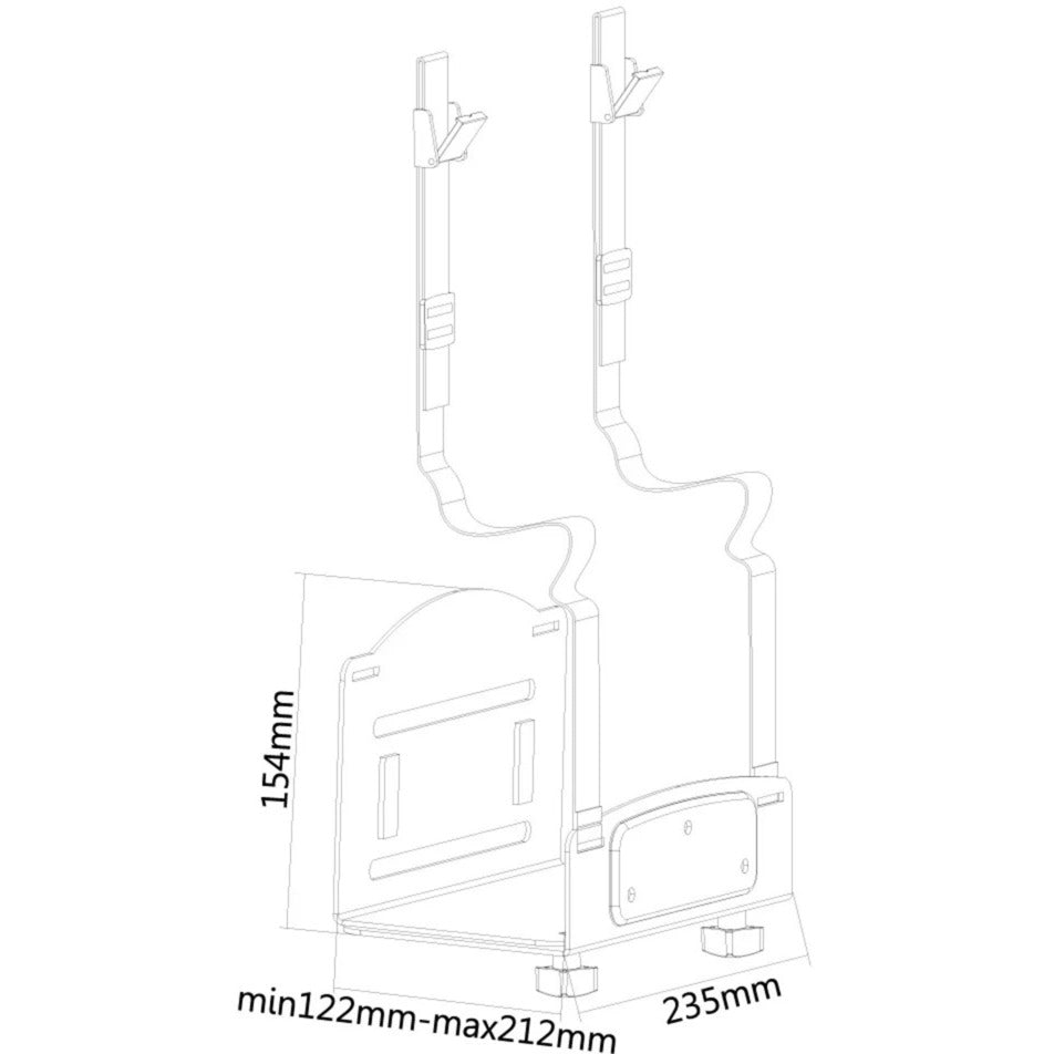 Neomounts von Newstar CPU-W100Black CPU-Halter