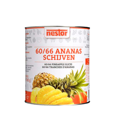 Nestor Ananasscheiben 60 66 (3050 Gramm)