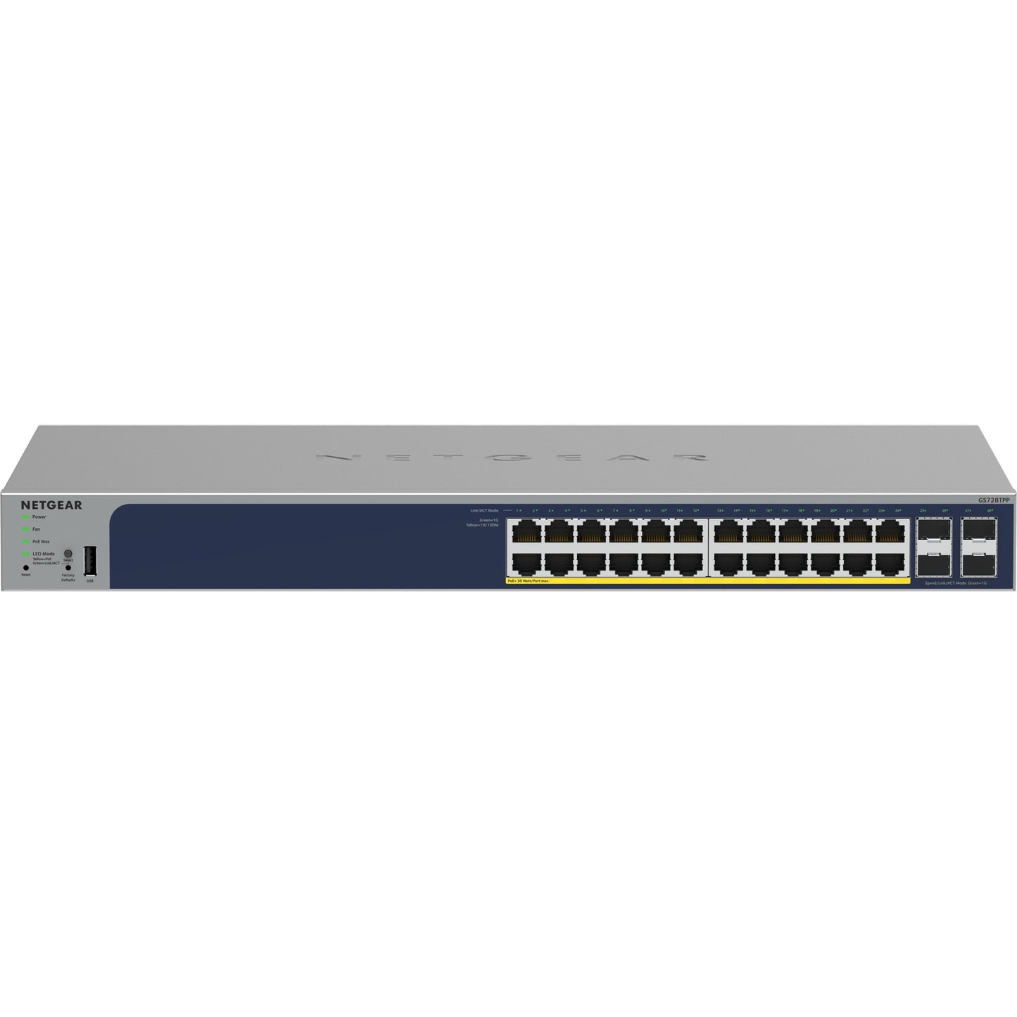 Netgear 24-Port Gigabit Ethernet POE+ Switch mit 4