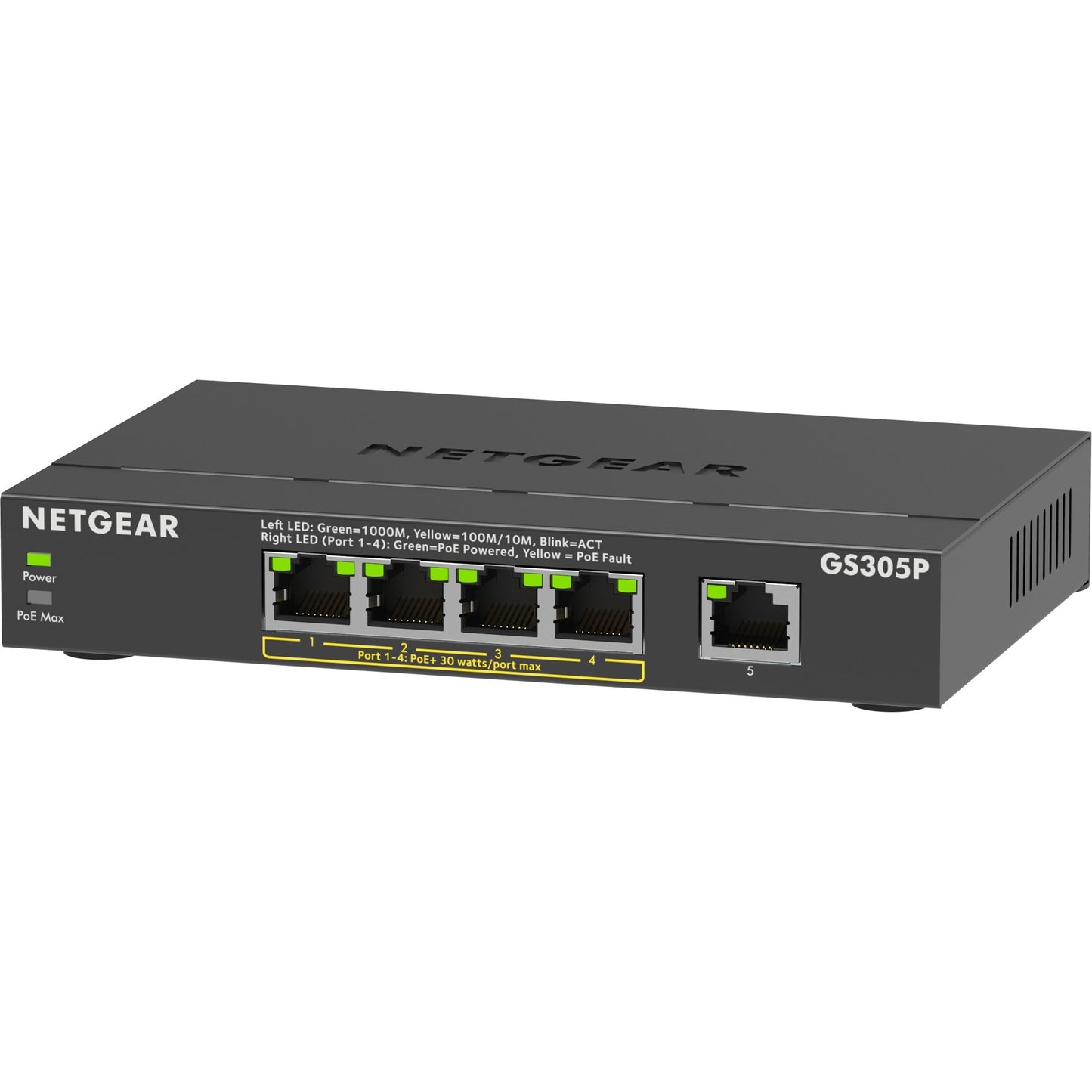 Netgear 5-Port POE+ Gigabit Ethernet Soho Unmanaged Switch