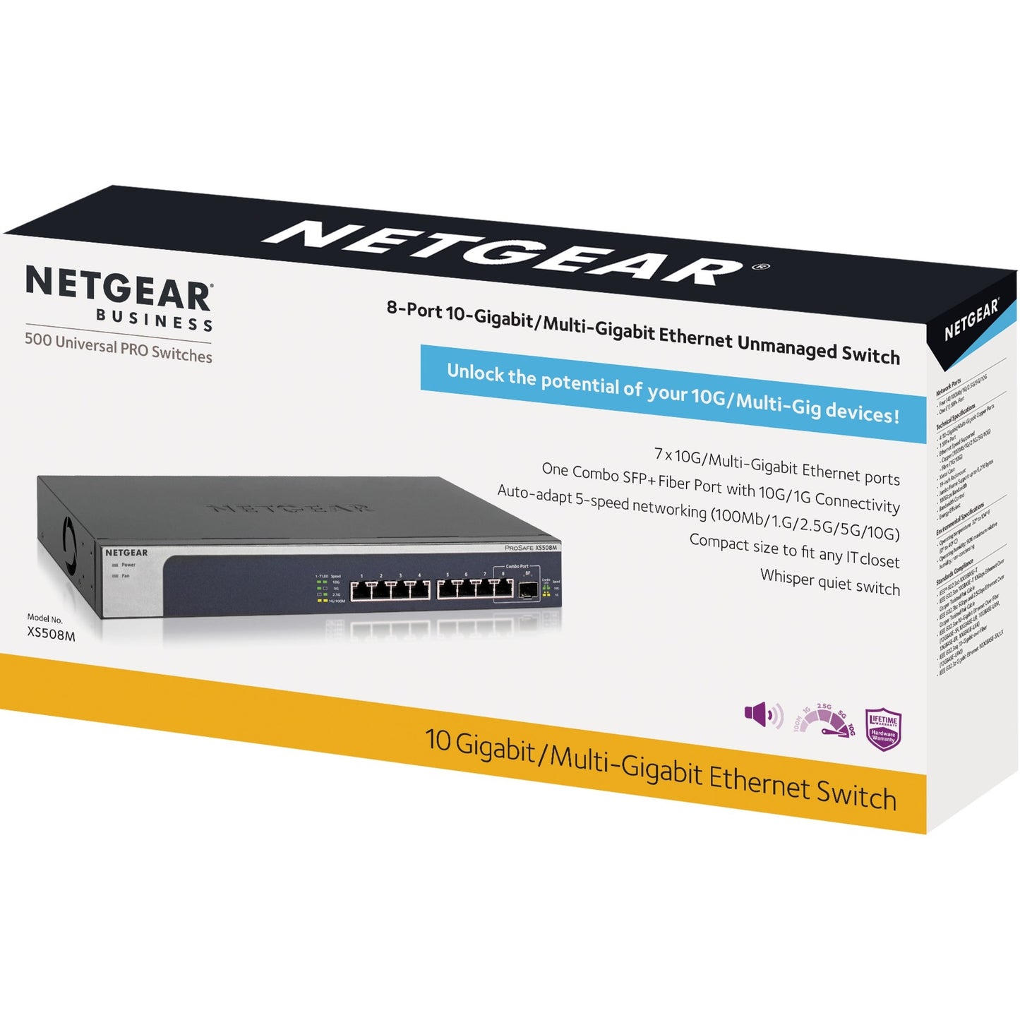 Netgear XS508M Unmanaged Switch