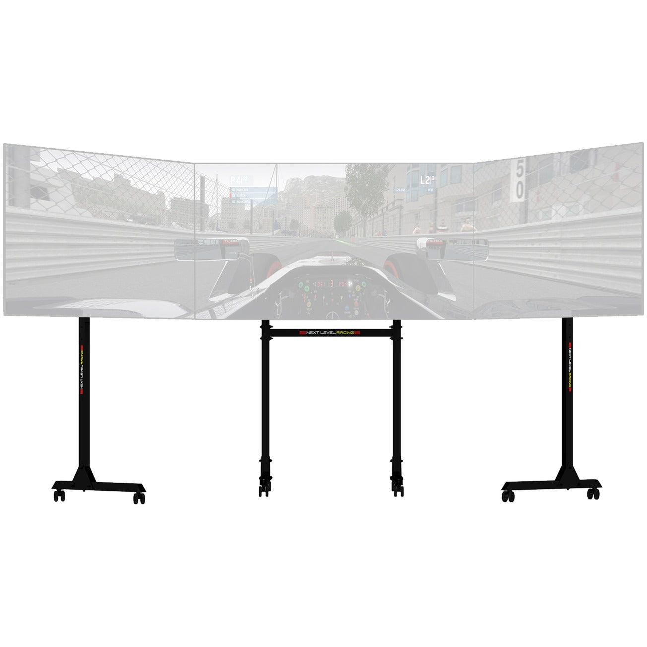 Nächstes Level Racing Free Standing Triple Monitor Ständer