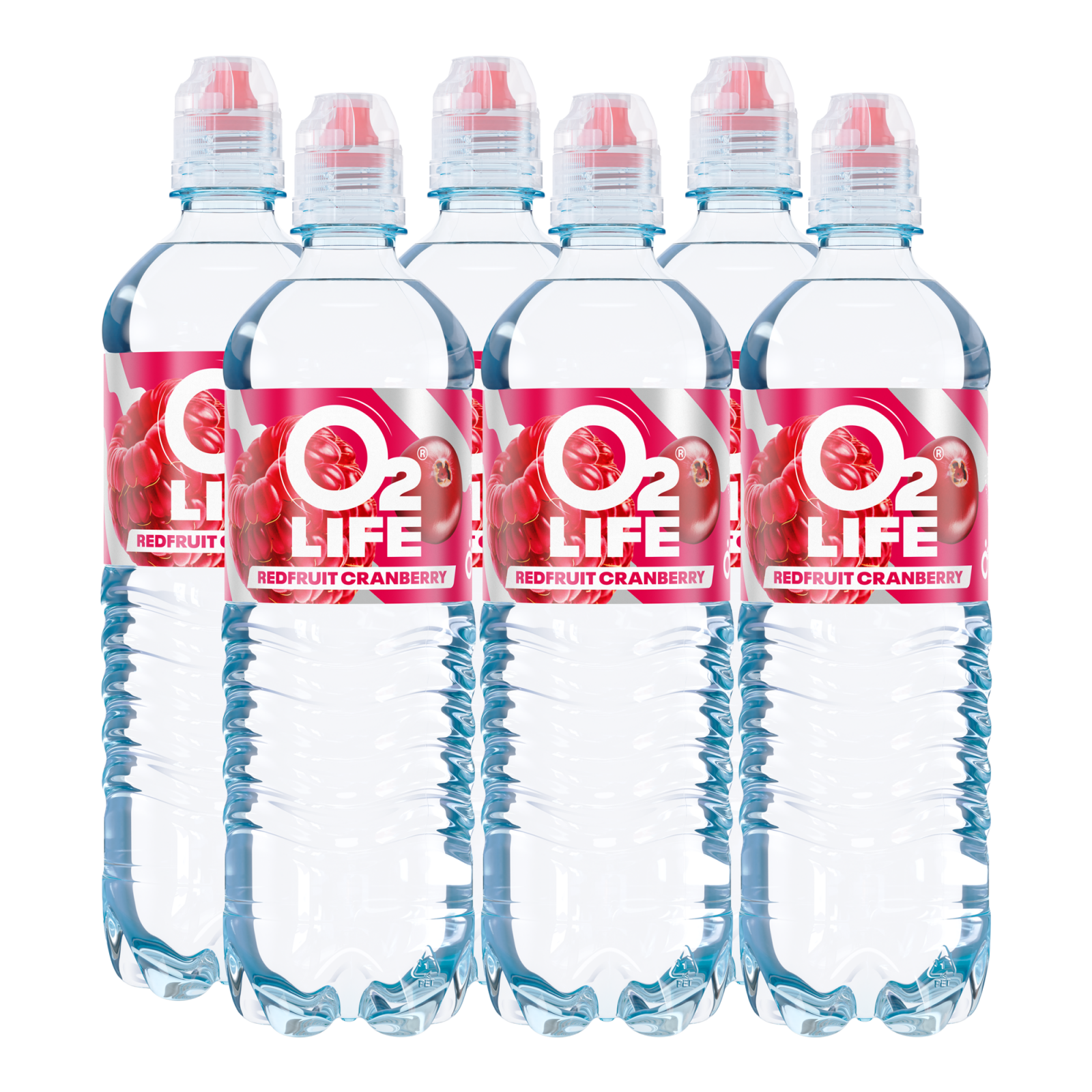 O2life Rote Frucht Cranberry (6x 750ml)