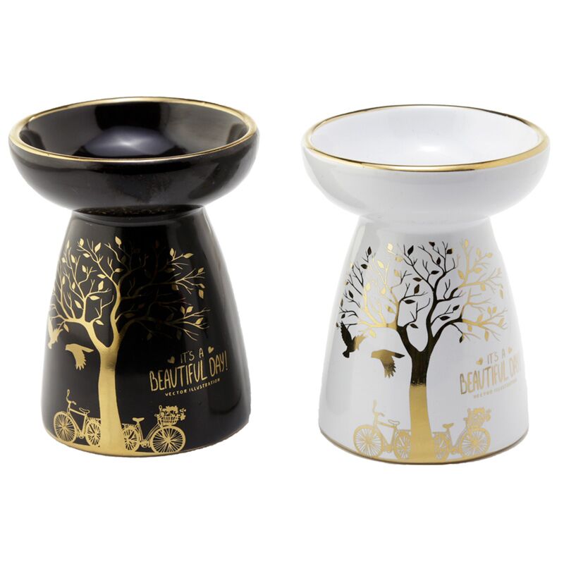 Eden Golden Tree Ceramic Oil und Wachs -Duftbrenner