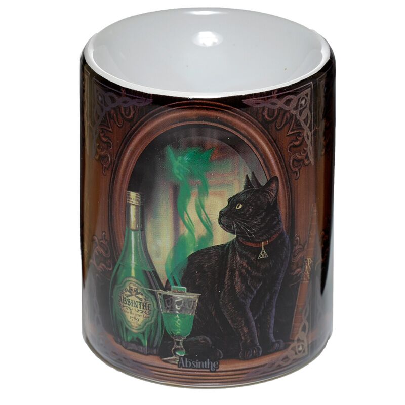 Lisa Parker Keramik Absinth Cat -Geruchsbrenner
