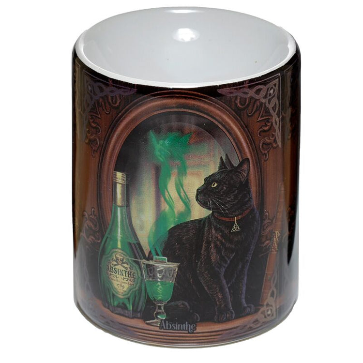 Lisa Parker Keramik Absinth Cat -Geruchsbrenner