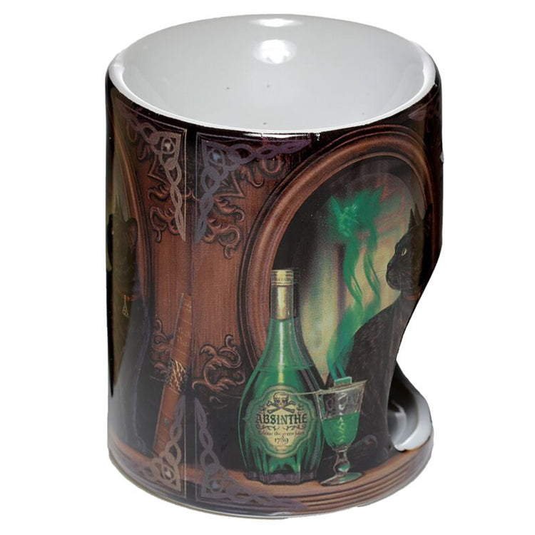 Lisa Parker Keramik Absinth Cat -Geruchsbrenner