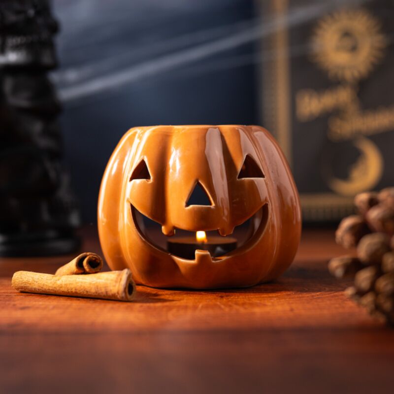 Kürbishaut Jack O Lantern Ceramic Duftbrenner
