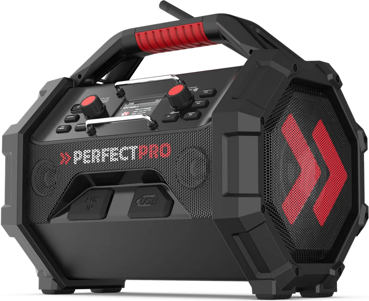 Perfectpro Bauradio Rocktagon BT FM DAB+ 18V