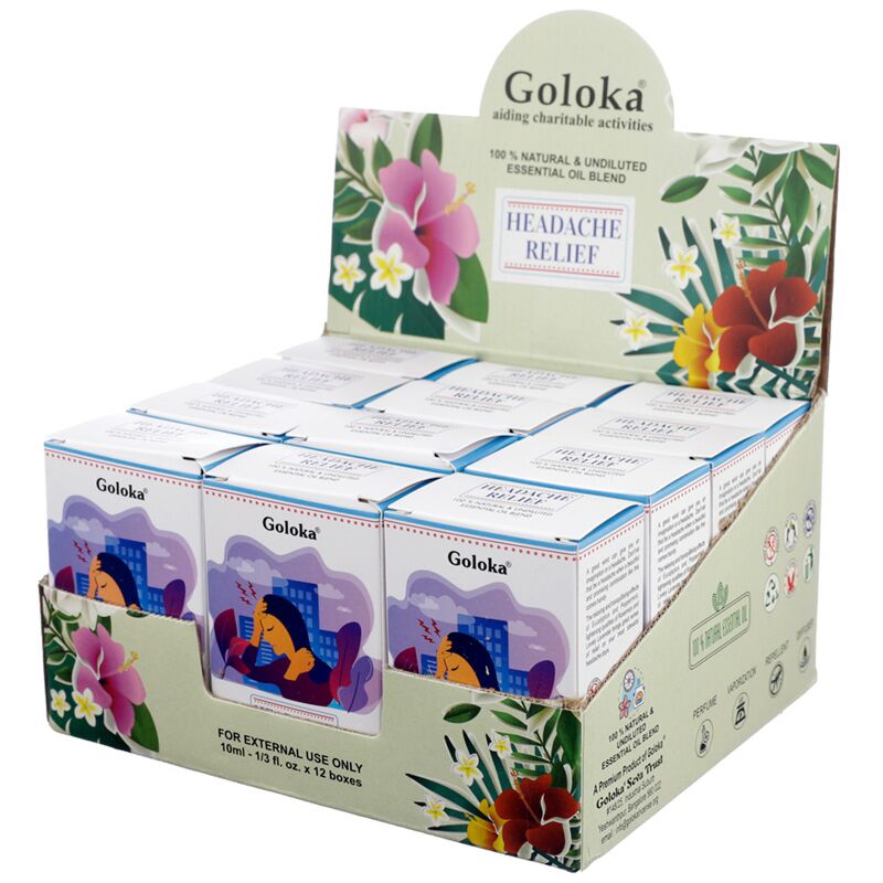 Kopfschmerzbeleuchtung - Goloka ätherische Ölmischung 10 ml