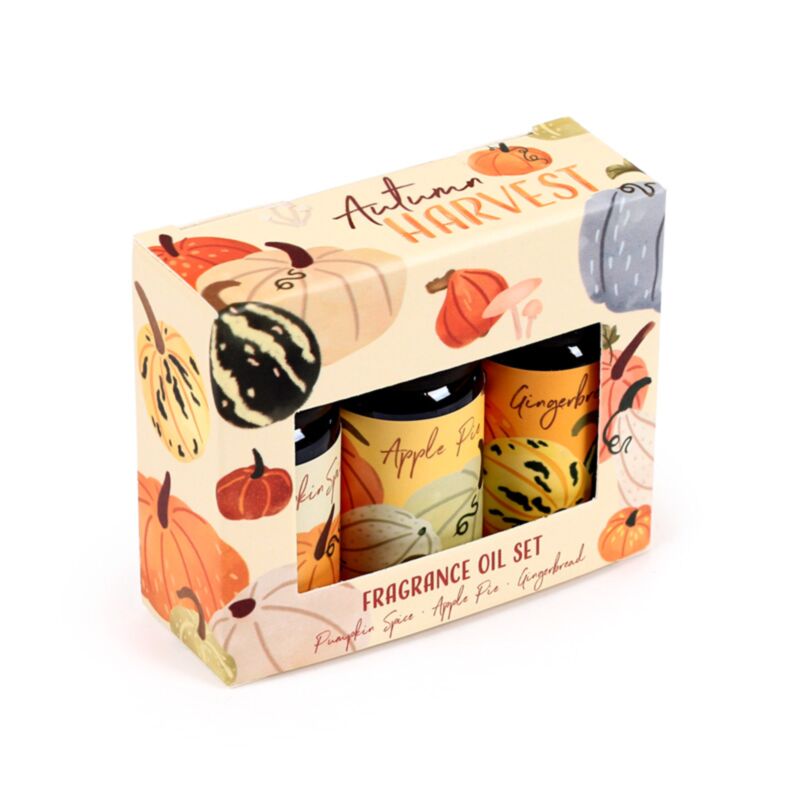 Herbsternte -Set von 3 Geruchsölen