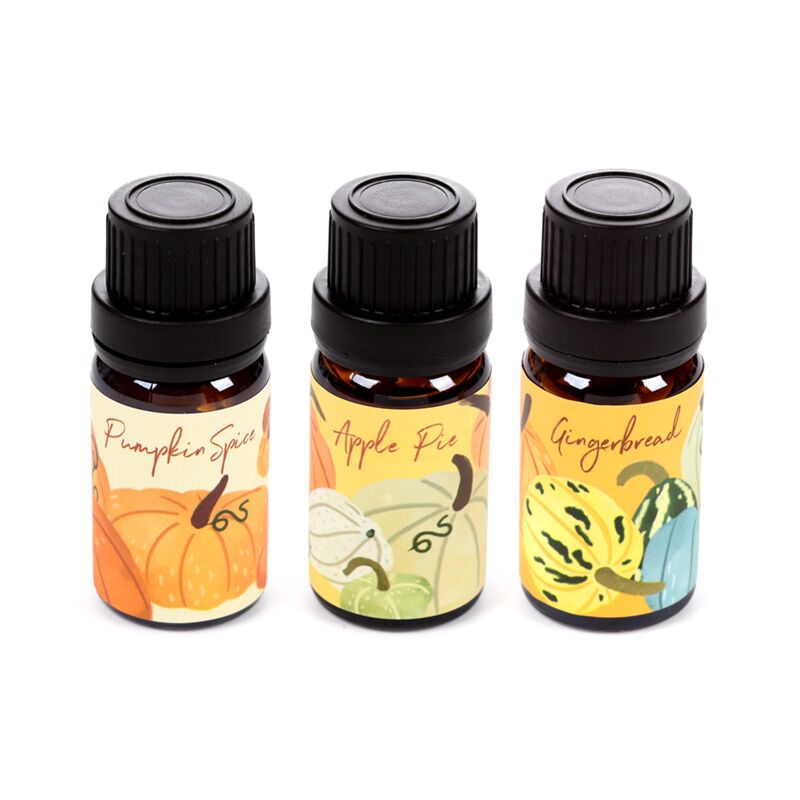 Herbsternte -Set von 3 Geruchsölen