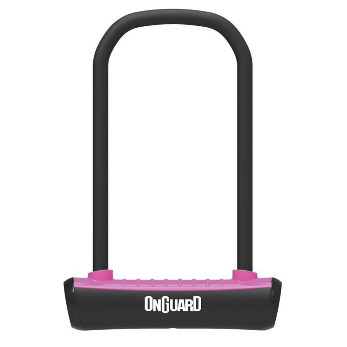 Onguard Neon Bügelschloss Standard (115 x 230 mm – 11 mm) – Pink