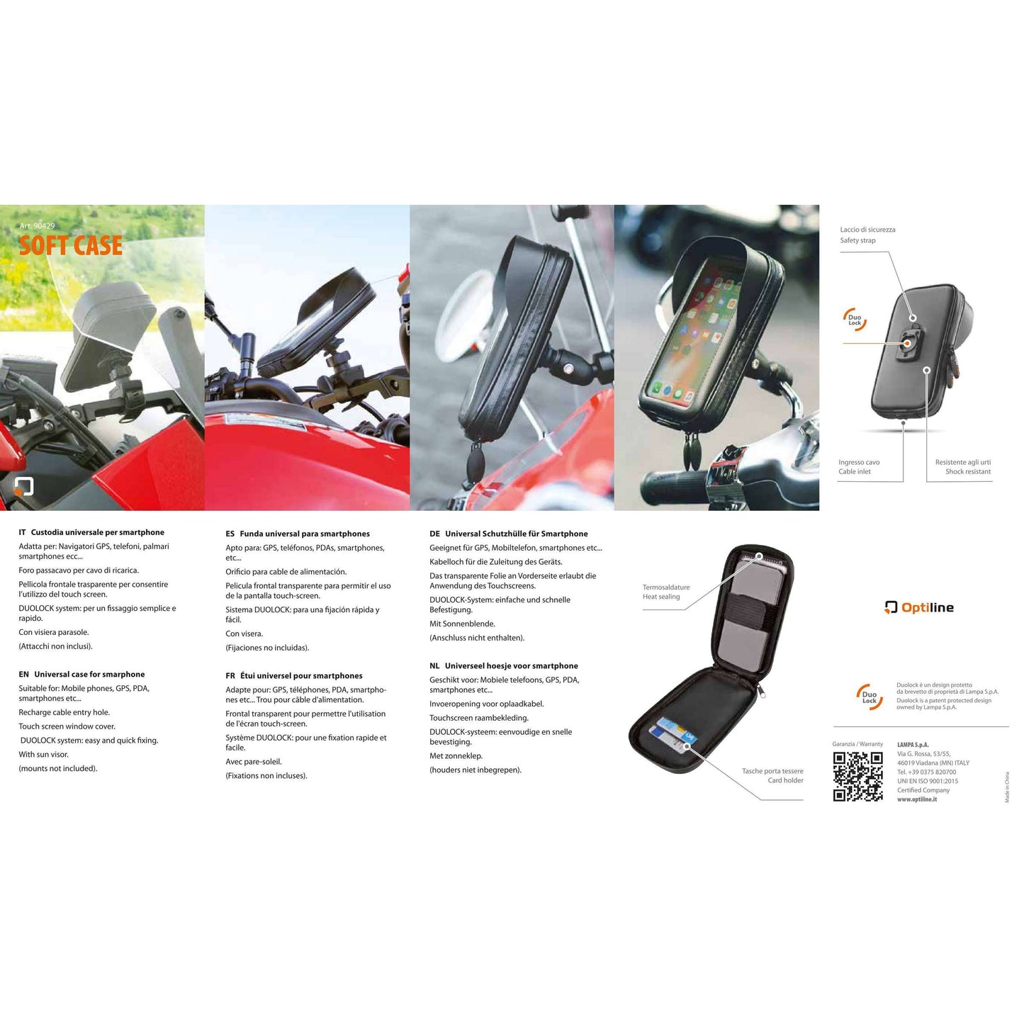 Optiline case universal weichtyp