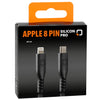 Optilin Silikonkabel USB -Typ C> Apfel 8 Pin - 60 cm