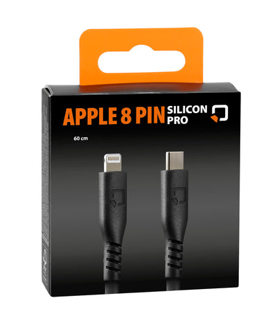 Optilin Silikonkabel USB -Typ C> Apfel 8 Pin - 60 cm