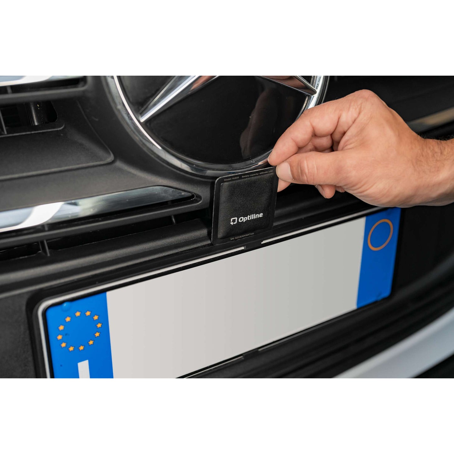 Optiline Tracker Compact, Ultra-dünner Klebstoff-Locator