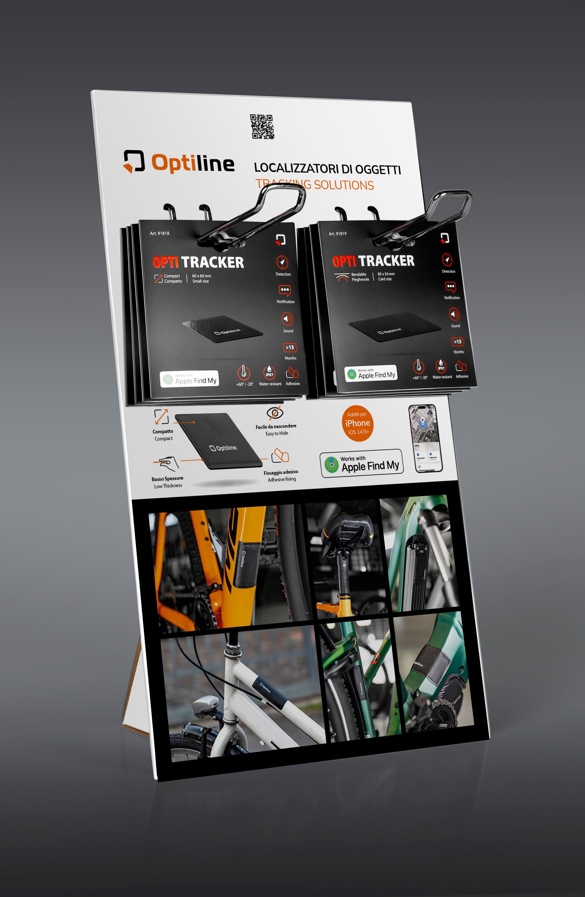 Optiline Tracker Thekendisplay komplett