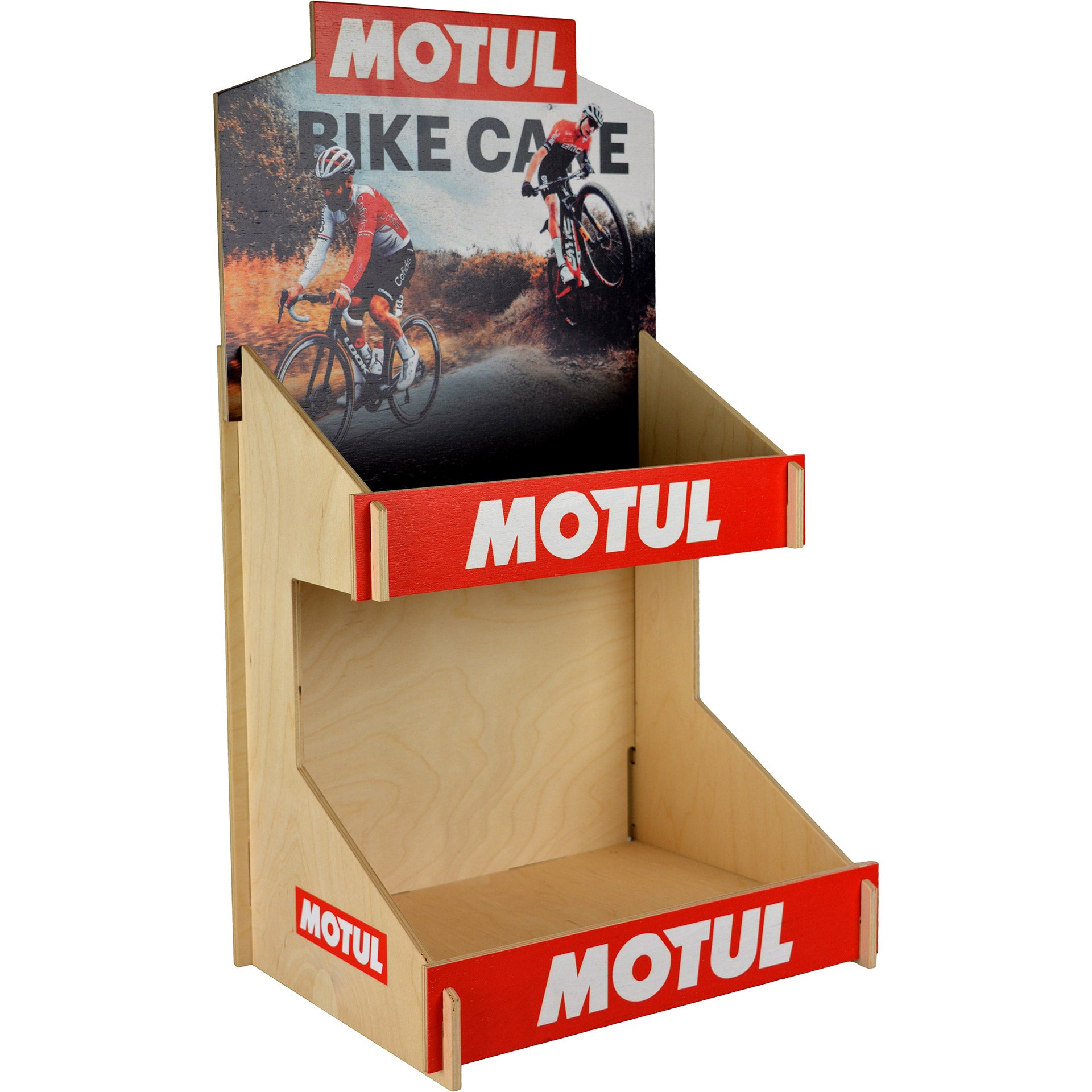 Schwalbe Motul Thekendisplay Holz (leer)