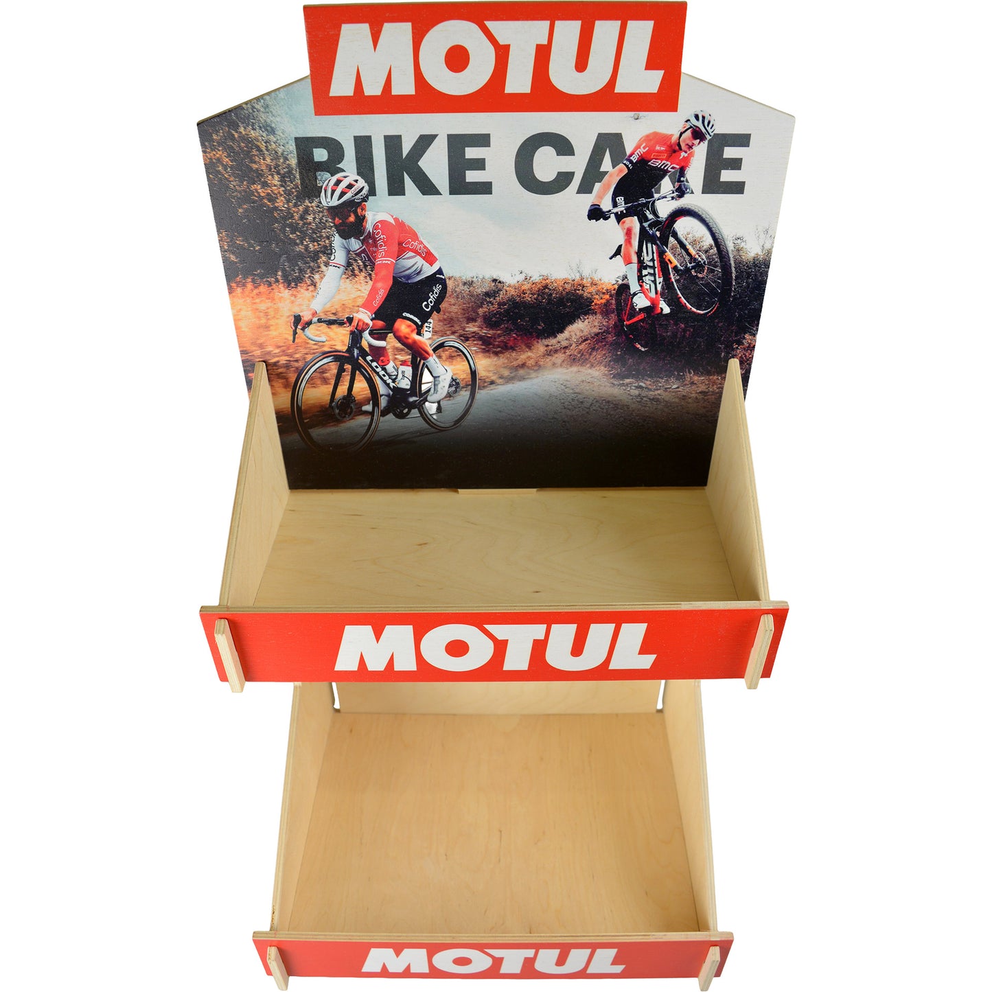 Schwalbe Motul Thekendisplay Holz (leer)