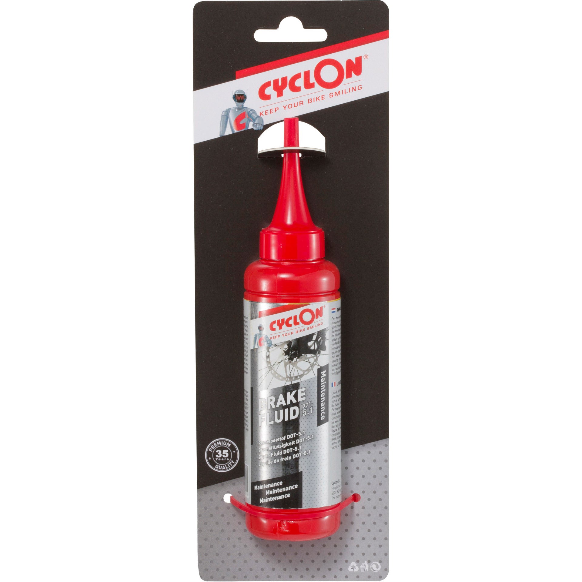 Cyclon Bremsflüssigkeit Dot-5.1 125 ml (in Blisterpackung)