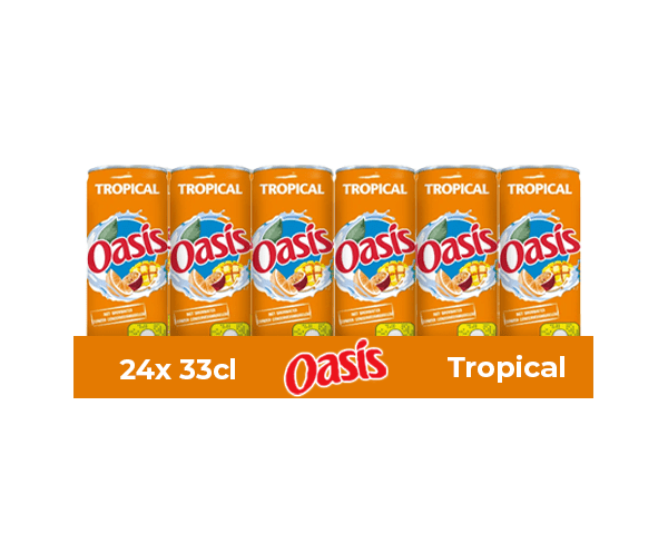 Oasis Tropical Dose (24x 33cl)