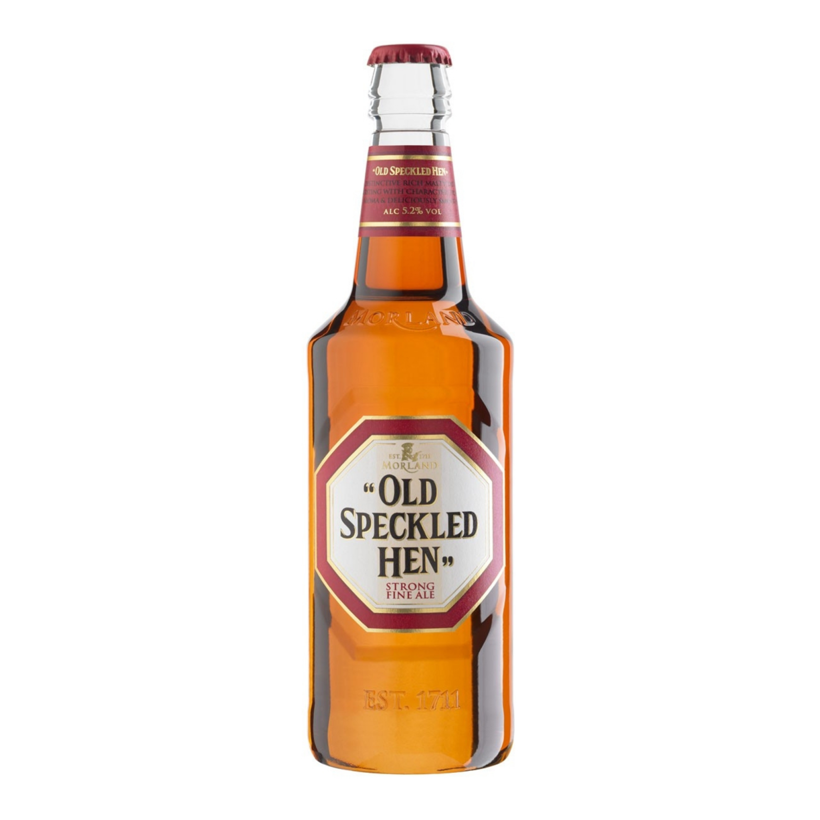 Alte gesprenkelte Hühnerflasche (12x 50cl)