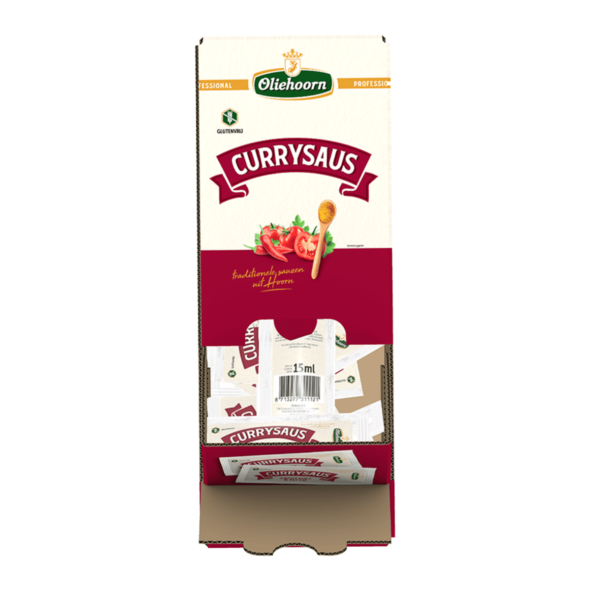 Oliehoorn-Curry-Beutel (150x 15ml)