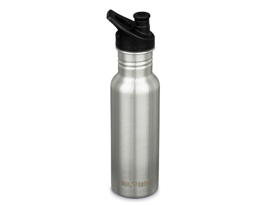 Klean Kanteen Trinkflasche schmal gebürstete Sportdop 532 ml 18 Unzen