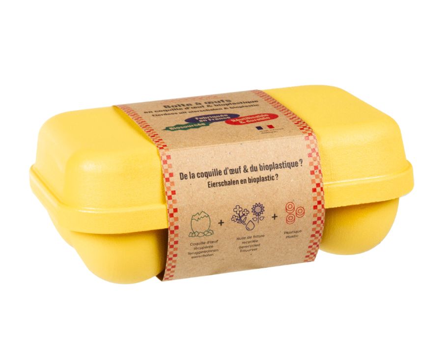 Ah! Tisch! Eierschachtel für 6 Eier gelb
