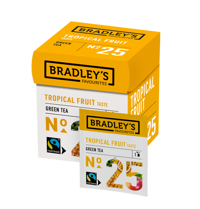 Bradleys Lieblings-Grüntee mit tropischen Früchten Nr. 25 (72x 1,75g)