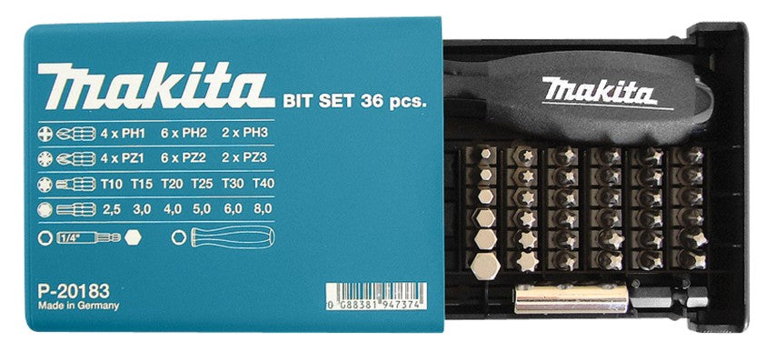 Makita Zubehör Schraubendreher-Bit-Set 38-teilig – p-20183