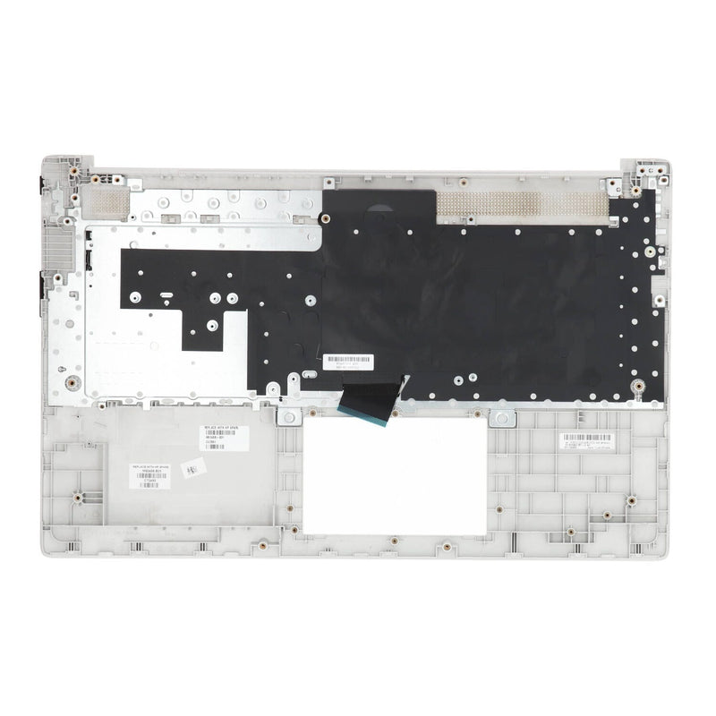 HP Laptop -Tastatur QWERTY Us + Top Cover - Silber