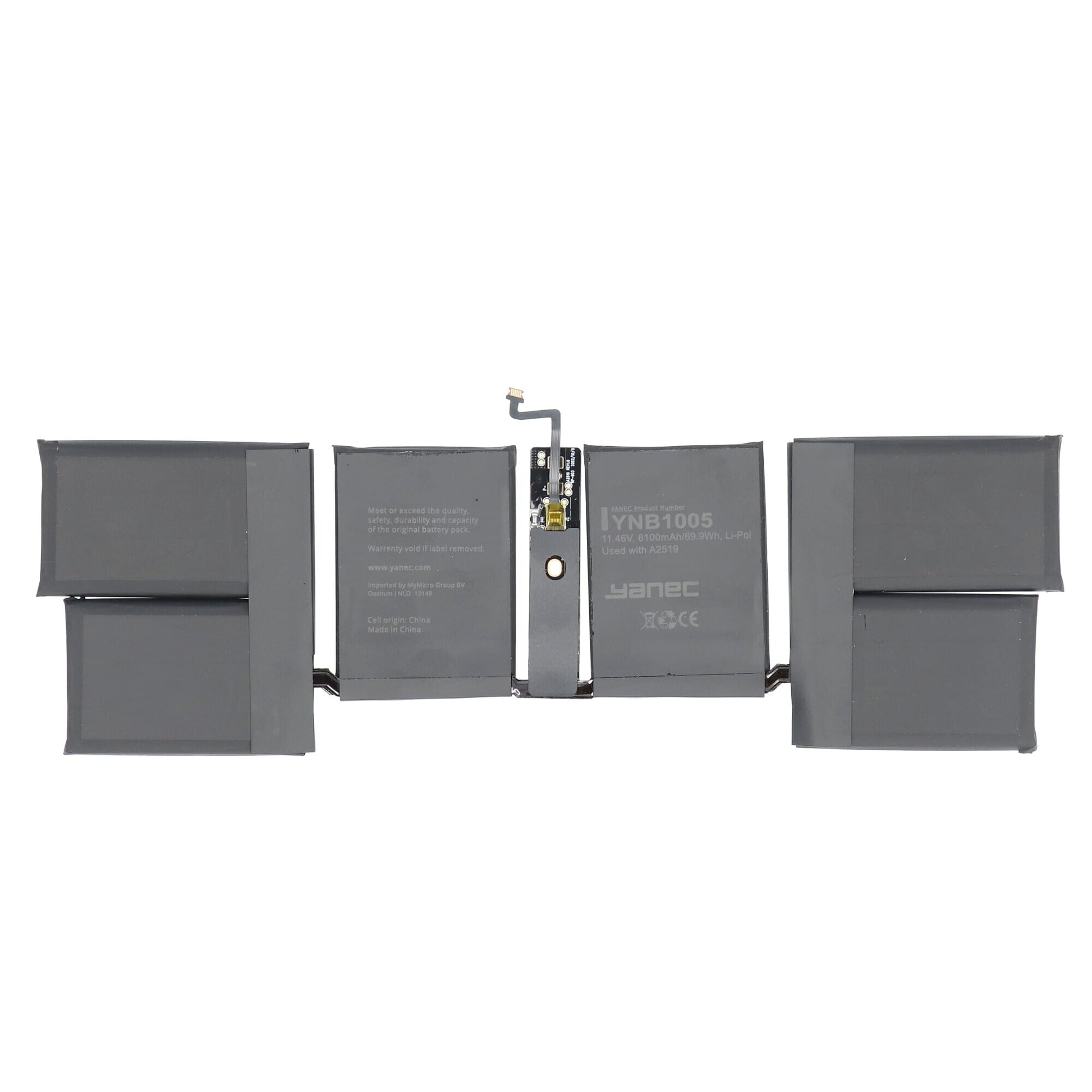 Yanec MacBook-Akku 6100 mAh