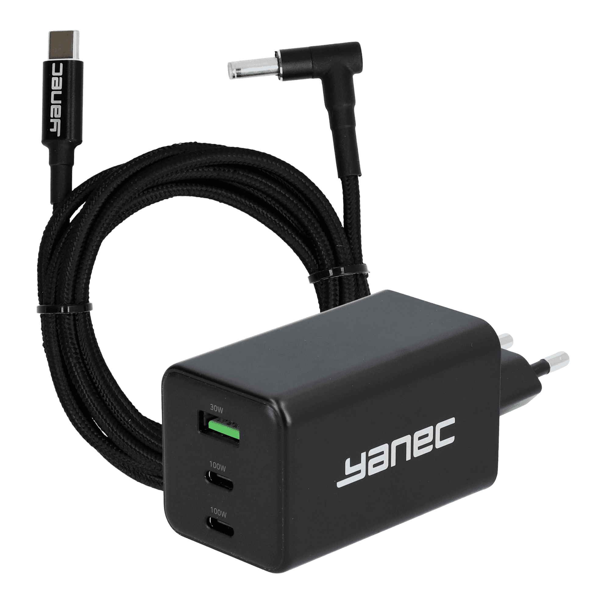 Act Yanec Compe Gan Ladegerät 100 W + 4,5 x 3,0 mm HP Ladekabel