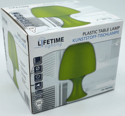 Van der doelen tischlampe lila op leistung mit on out switch