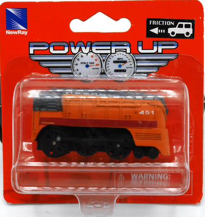 Metall -Lokomotive -Zug mit Reibungsantrieb Oranje