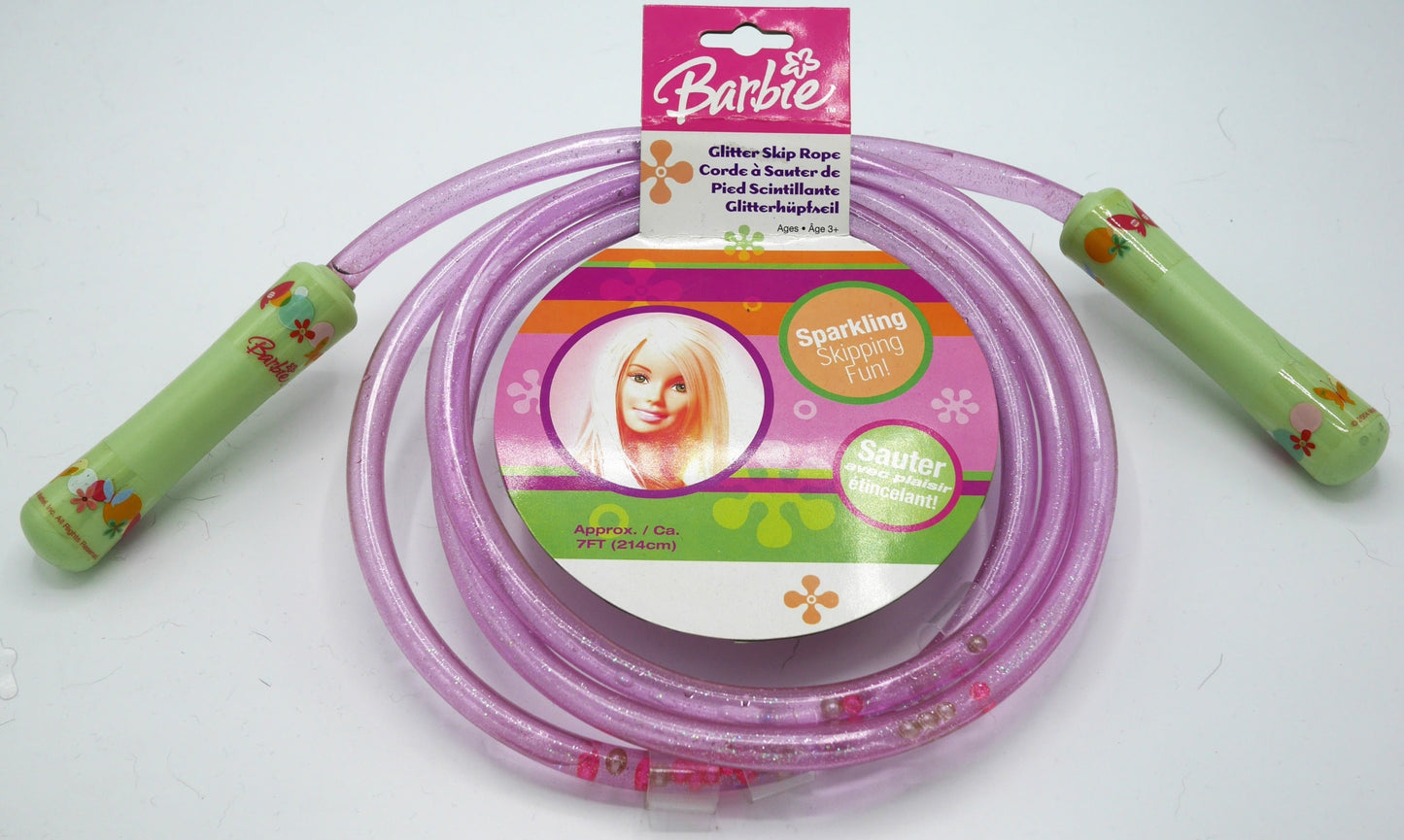 Sprungseil 214 cm lang mit Glitzerseil aus Plastik