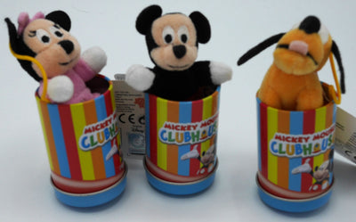 Disney Mickey, Minnie Mouse und doof in Nizza Dose, 7 cm groß