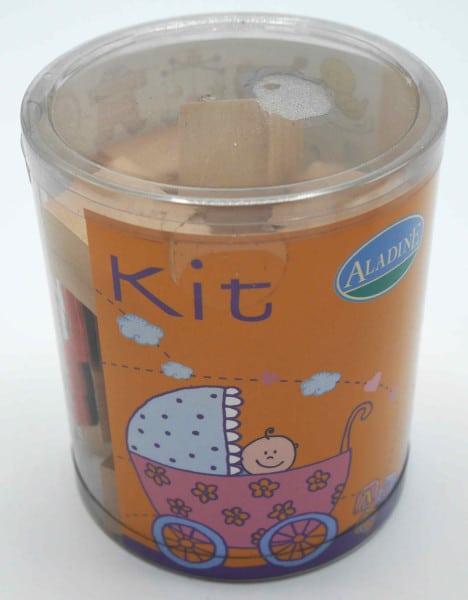 15 hölzerne Mini -Samples über Baby -Apos;