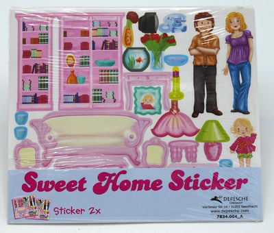 Süße Heimaufkleber 2 Blätter SW10438