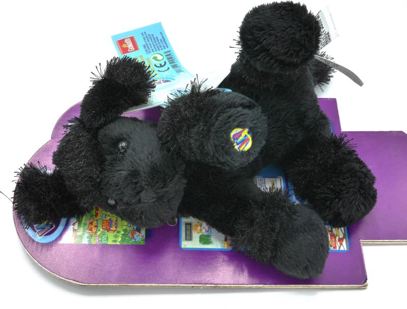 Webkell Plüsch Hondje schwarz 18 cm lang